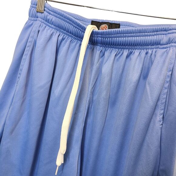 Basketball City Mens Blue Yellow Basketball Shorts Large - Picture 2 of 10